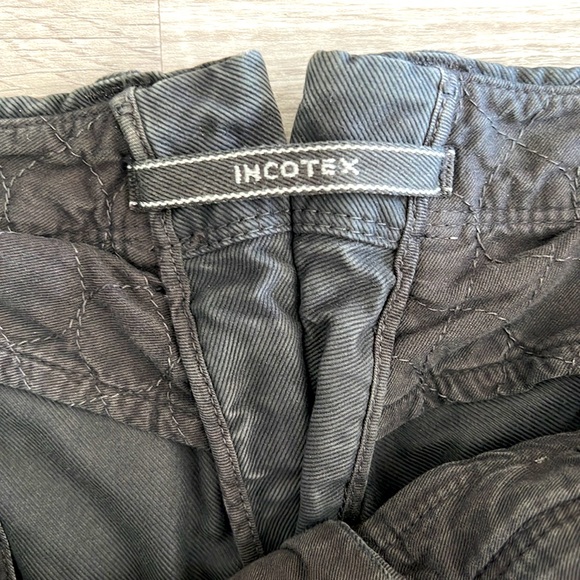 Black cotton pants by Incotex. Slim fit. - Picture 2 of 4